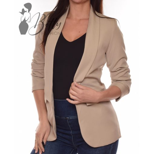 Ujján ráncolt, galléros, hosszított blézer S, M, L, XL