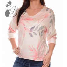 Virágmintás, puha anyagú, tavaszi felső M-L-XL