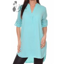 Egyszínű, bő szabású ing-tunika M-L-XL