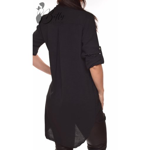 Egyszínű, bő szabású ing-tunika M-L-XL