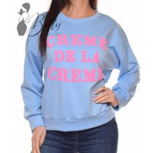 Színes feliratos, laza pulóver S-M-L