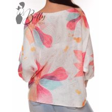 Mintás, hurkolt anyagú, laza felső M-L-XL