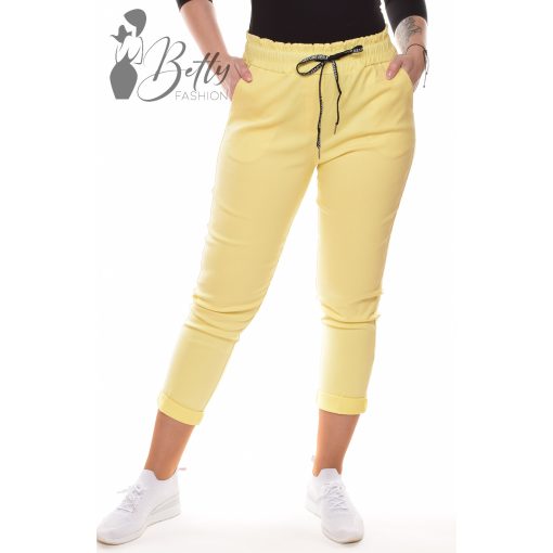 Feliratos megkötős, tavaszi nadrág S, M, L, XL, 2XL