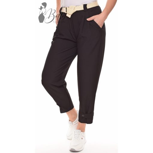 Laza fazonú, alul pántos nadrág M-L