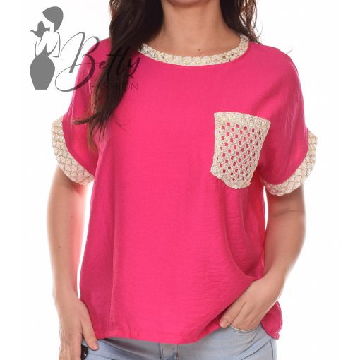 White Top with Jewelry Embellishment S/M