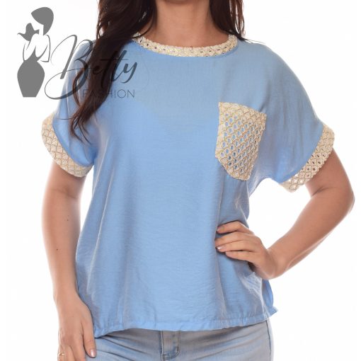 White Top with Jewelry Embellishment S/M