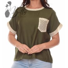 White Top with Jewelry Embellishment S/M