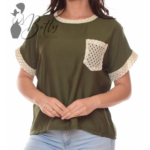 White Top with Jewelry Embellishment S/M