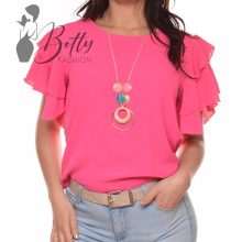 White Top with Jewelry Embellishment S/M