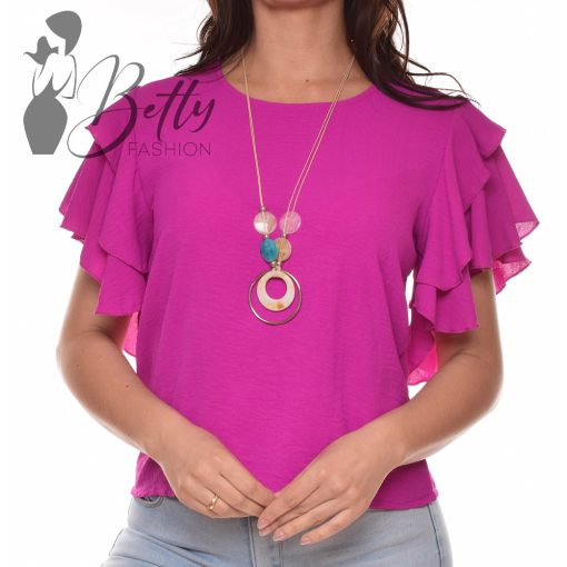 White Top with Jewelry Embellishment S/M