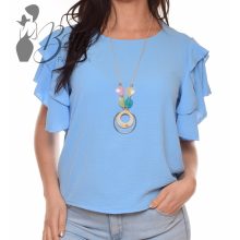 White Top with Jewelry Embellishment S/M