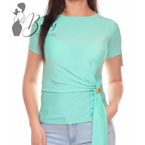 White Top with Jewelry Embellishment S/M