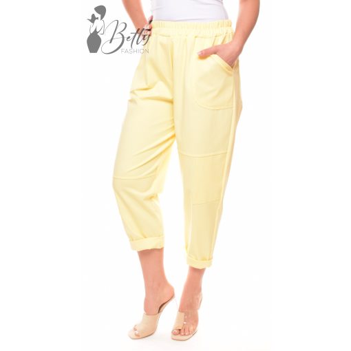 Bő fazonú, zsebes nadrág M-L