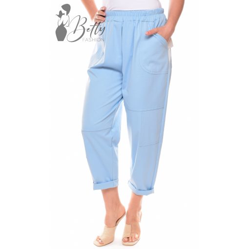 Bő fazonú, zsebes nadrág M-L