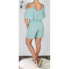 Vállvillantós, felül fodros overáll S/M