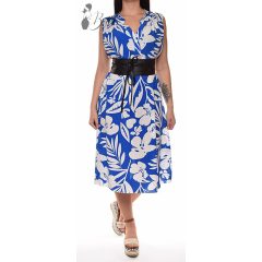 Virág és levélmintás ruha XL/2XL