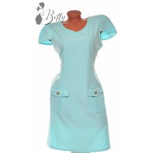 Egyszínű, zsebes ruha S/M