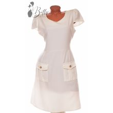 Egyszínű, zsebes ruha S/M