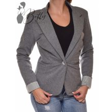 Egyszínű blézer visszahajtott, csíkos ujjvégekkel S, M, L, XL, 2XL 