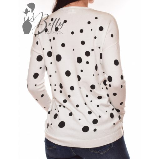 White Top with Jewelry Embellishment S/M