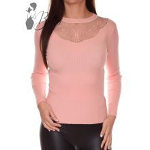 White Top with Jewelry Embellishment S/M