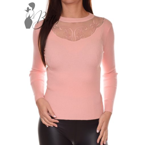 White Top with Jewelry Embellishment S/M