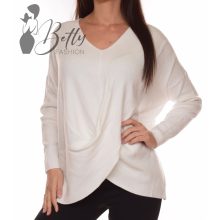 White Top with Jewelry Embellishment S/M