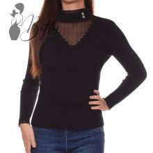 White Top with Jewelry Embellishment S/M