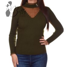 White Top with Jewelry Embellishment S/M