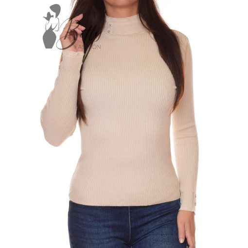 White Top with Jewelry Embellishment S/M