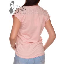 Mellnél zsebes, madeirás felső S/M, L/XL