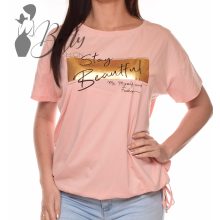 STAY BEAUTIFUL feliratos, bő szabású felső M/L, XL/XXL