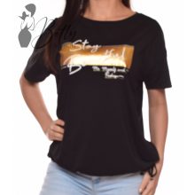 STAY BEAUTIFUL feliratos, bő szabású felső M/L, XL/XXL