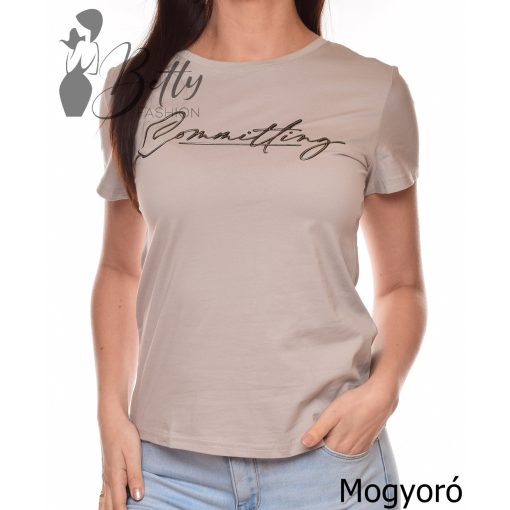 Ezüst feliratos felső S/M, L/XL