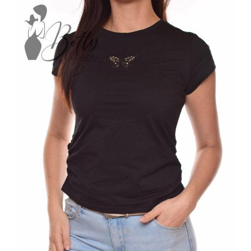 White Top with Jewelry Embellishment S/M