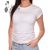 White Top with Jewelry Embellishment S/M