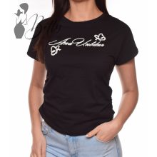 Oldalán ráncolt, feliratos felső S/M, L/XL