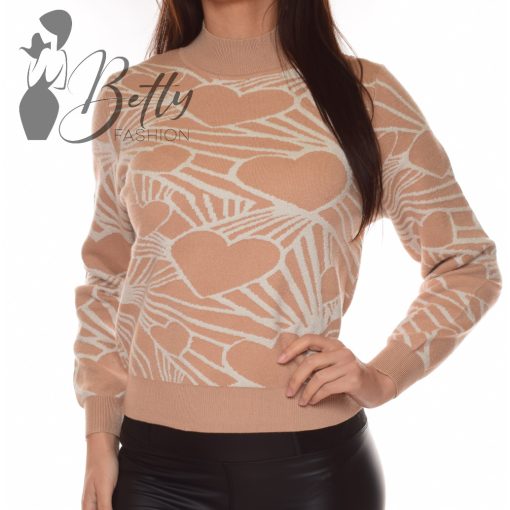 Szívecske mintás, csillogó szálas S/M, L/XL