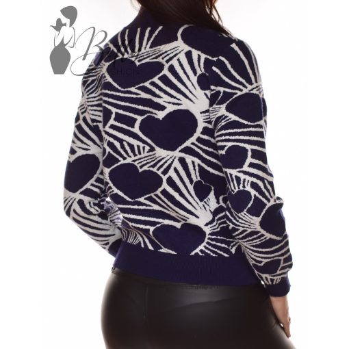 Szívecske mintás, csillogó szálas S/M, L/XL