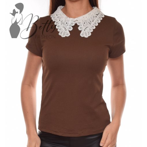 White Top with Jewelry Embellishment S/M