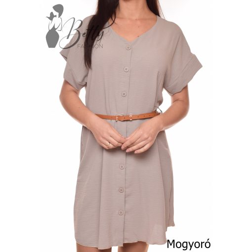 Gombos, derékban öves ruha M/L, XL/XXL