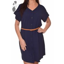 Gombos, derékban öves ruha M/L, XL/XXL