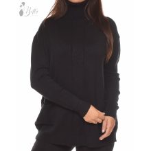 Garbós, zsebes, kötött tunika L-XL-XXL