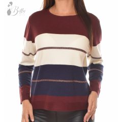 Tricolor, csillogó szálas kötött felső M/L, XL/XXL