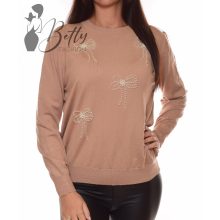 White Top with Jewelry Embellishment S/M