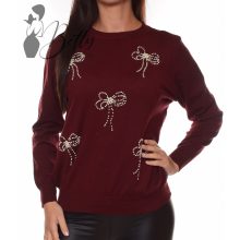 White Top with Jewelry Embellishment S/M