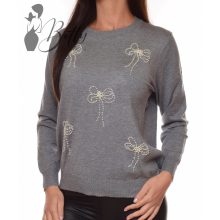 White Top with Jewelry Embellishment S/M