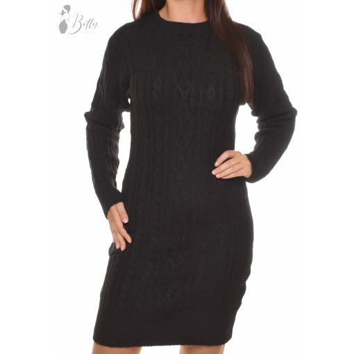 Csavart mintás, kötött ruha S/M, L/XL