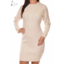 Csavart mintás, kötött ruha S/M, L/XL
