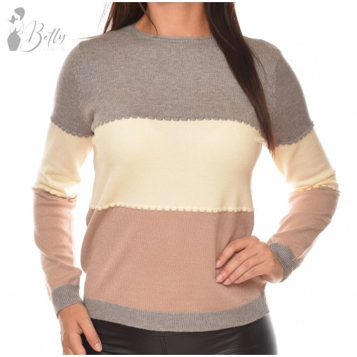 Tricolor, kötött felső M/L, XL/XXL